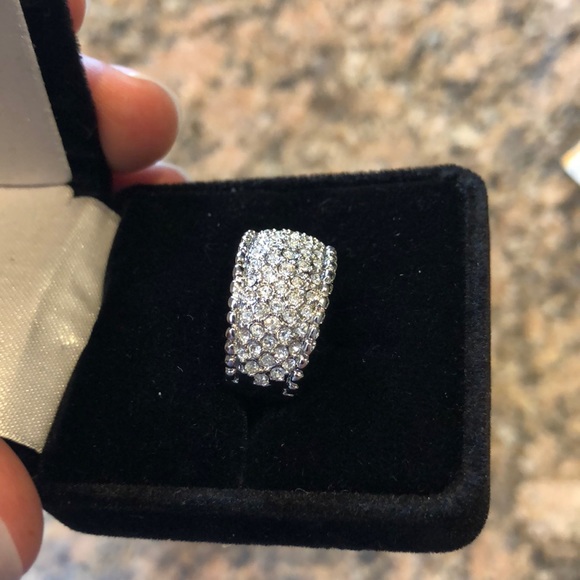 CZ COCKTAIL RING SIZE 6 - Picture 2 of 7